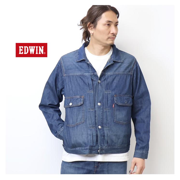 Chilli デニムジャケット 503 EDWIN エドウィン 505J ライトオンス Gジャン デニムジャケット