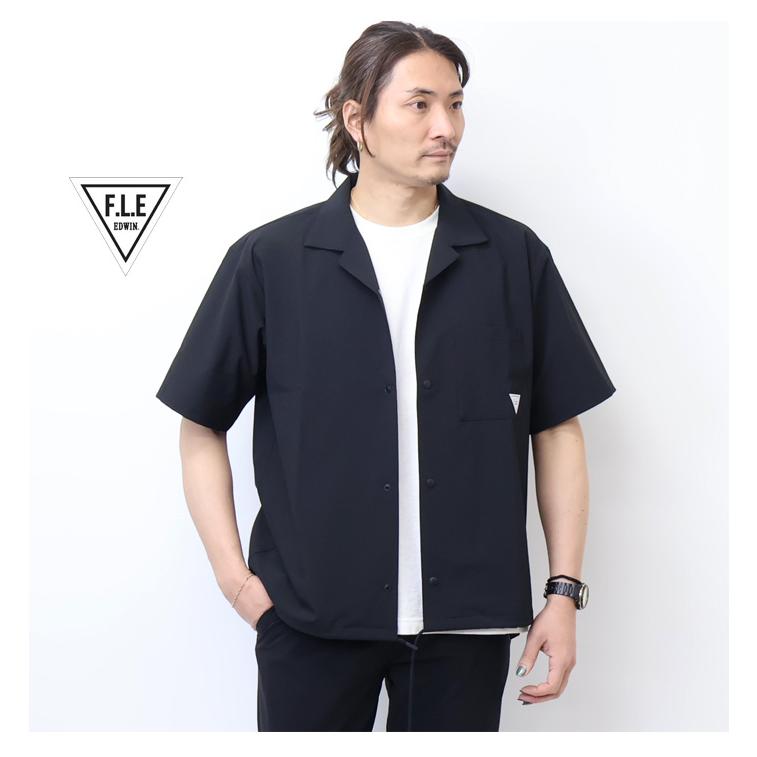 F.L.E 2026年春夏 SALE セール EDWIN エドウィン 半袖 オープンカラー