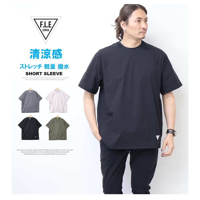 EDWIN（エドウィン） 2026年春夏 F.L.E ワンポイント 半袖Tシャツ プル