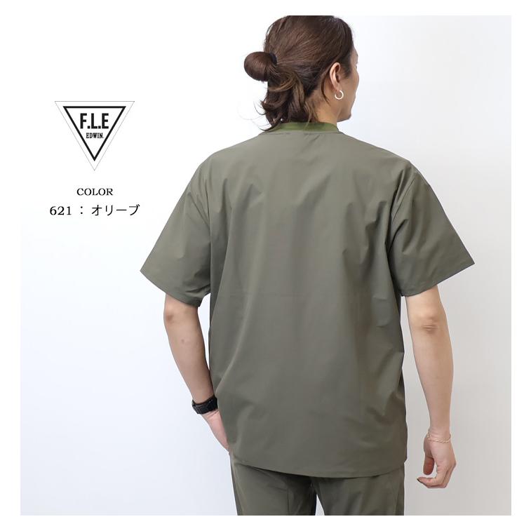 EDWIN（エドウィン） 2026年春夏 F.L.E ワンポイント 半袖Tシャツ プル