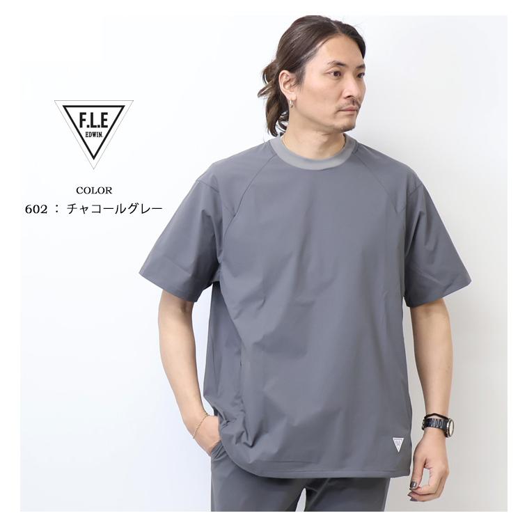 EDWIN（エドウィン） 2026年春夏 F.L.E ワンポイント 半袖Tシャツ プル 