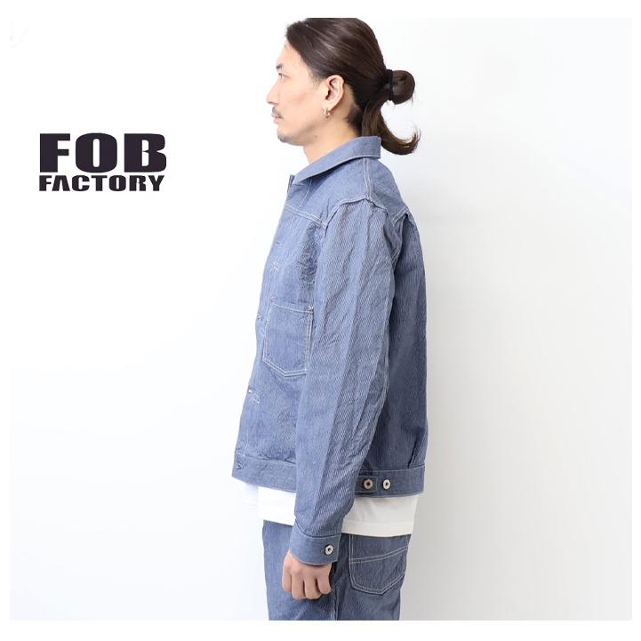 FOB FACTORY エフオービー ヒッコリー Gジャン 2463 サイズLL 【公式通販】