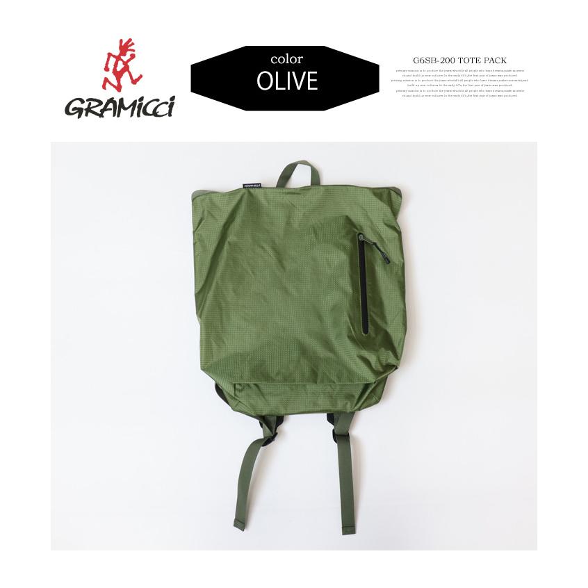 Gramicci（グラミチ） TOTE PACK トートパック 2WAY トートバッグ