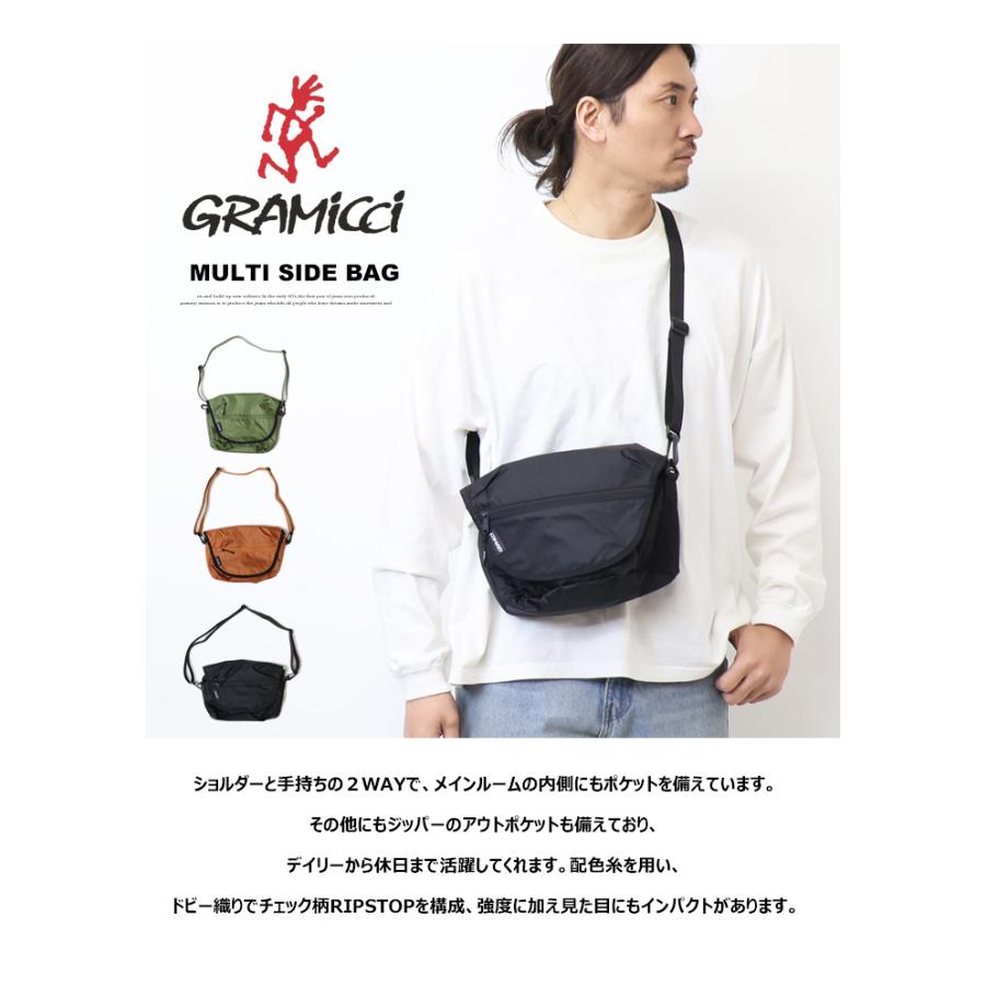 Gramicci（グラミチ） マルチサイドバッグ メッセンジャーバッグ