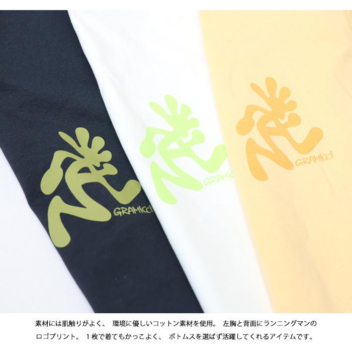 Gramicci（グラミチ） RUNNING MAN ランニングマン プリント 半袖T