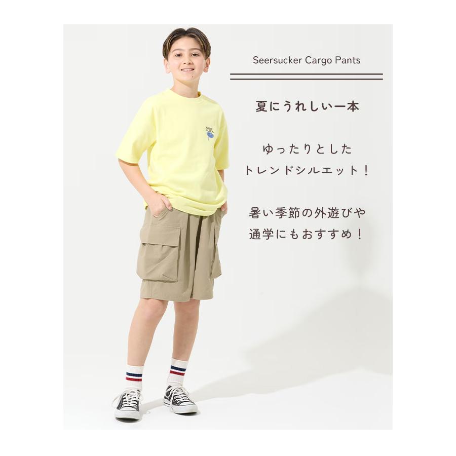 KRIFF MAYER（クリフメイヤー） キッズ シアサッカーカーゴショーツ
