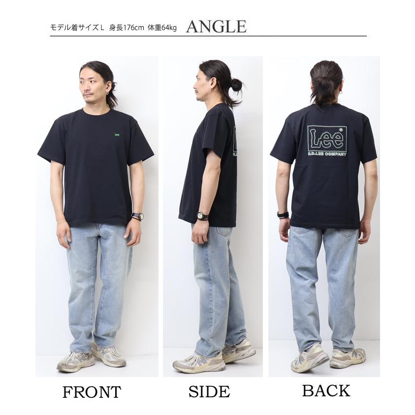 Lee リー バックロゴ刺繍 半袖Tシャツ メンズ レディース ユニセックス 半T LT3187 | Lee | 10