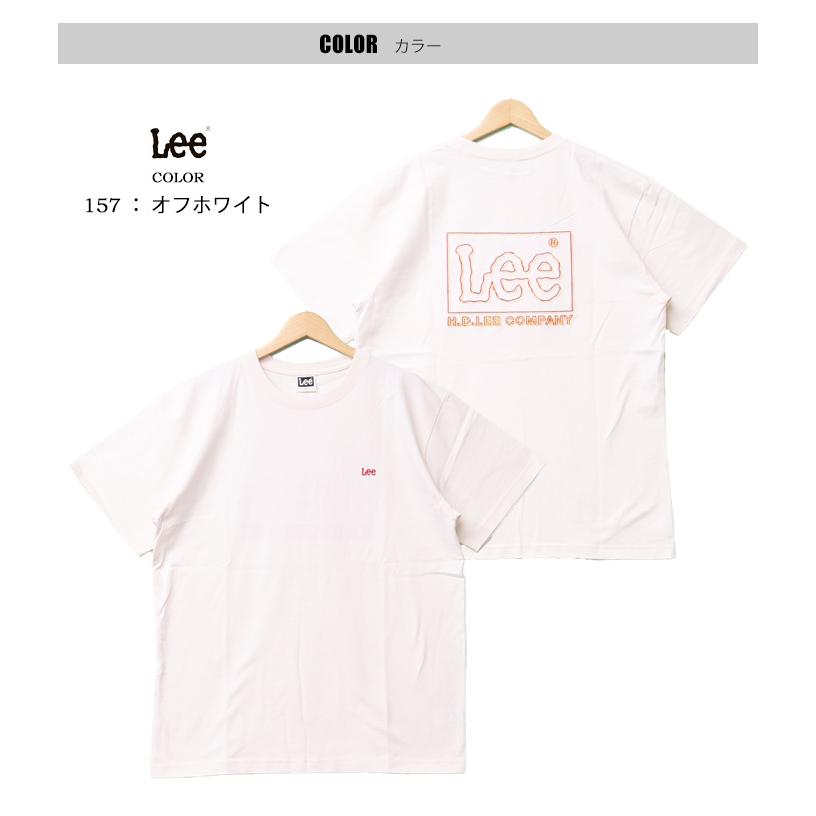 Lee リー バックロゴ刺繍 半袖Tシャツ メンズ レディース ユニセックス 半T LT3187 | Lee | 03