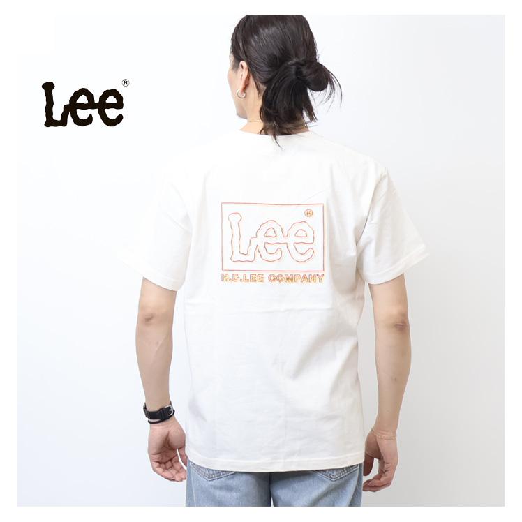 Lee リー バックロゴ刺繍 半袖Tシャツ メンズ レディース ユニセックス 半T LT3187 | Lee | 05