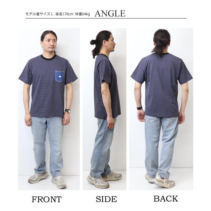 Lee（リー） デニムポケット 半袖Tシャツ 胸ポケット メンズ