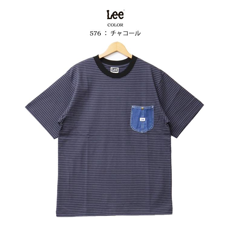 Lee（リー） デニムポケット 半袖Tシャツ 胸ポケット メンズ
