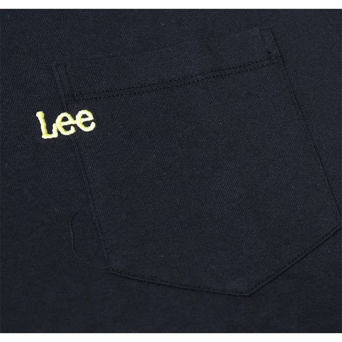 Lee リー またぎロゴ刺繍 胸ポケット 半袖Tシャツ メンズ レディース ユニセックス 半T 送料無料 Lee LT3189 | Lee | 15