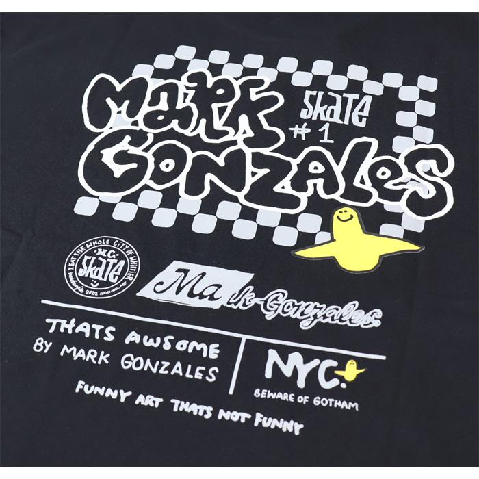 Mark Gonzales（マークゴンザレス） バックプリント 半袖Tシャツ 半T