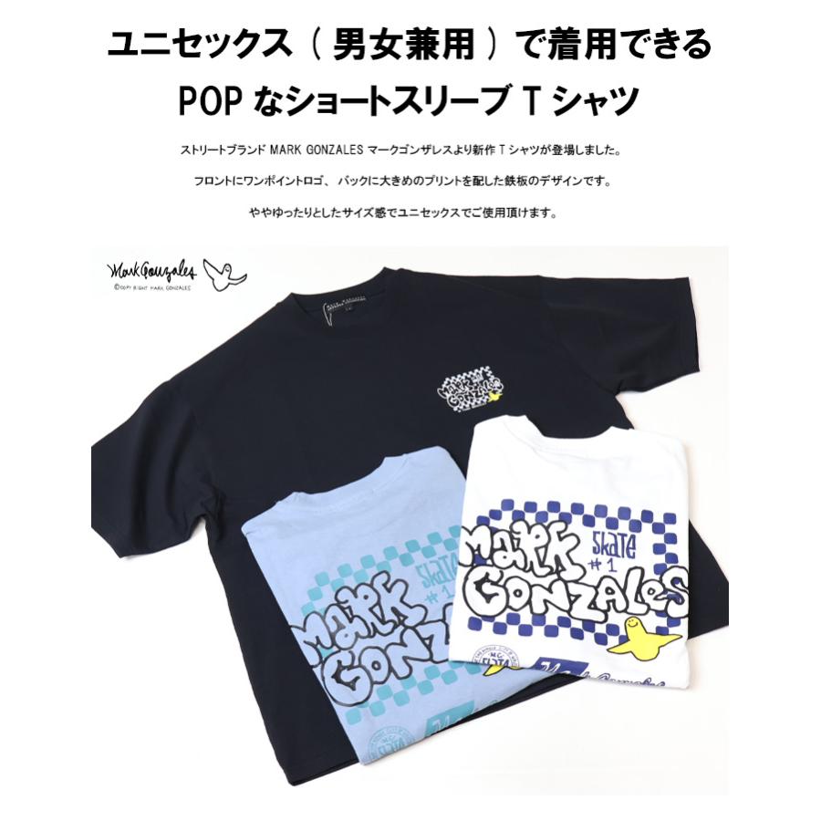 Mark Gonzales（マークゴンザレス） バックプリント 半袖Tシャツ 半T