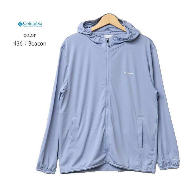 コロンビア　フルジップ　マウンテンライトジャケット　ブルー　XL　レディース Columbia - コロンビア フルジップ マウンテンライトジャケット ブルー