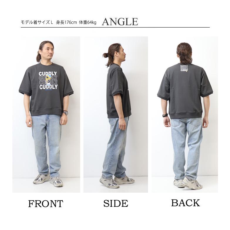 Quash（クアッシュ） MOJASH モジャッシュ ヒゲおじさんキャラ 5分袖