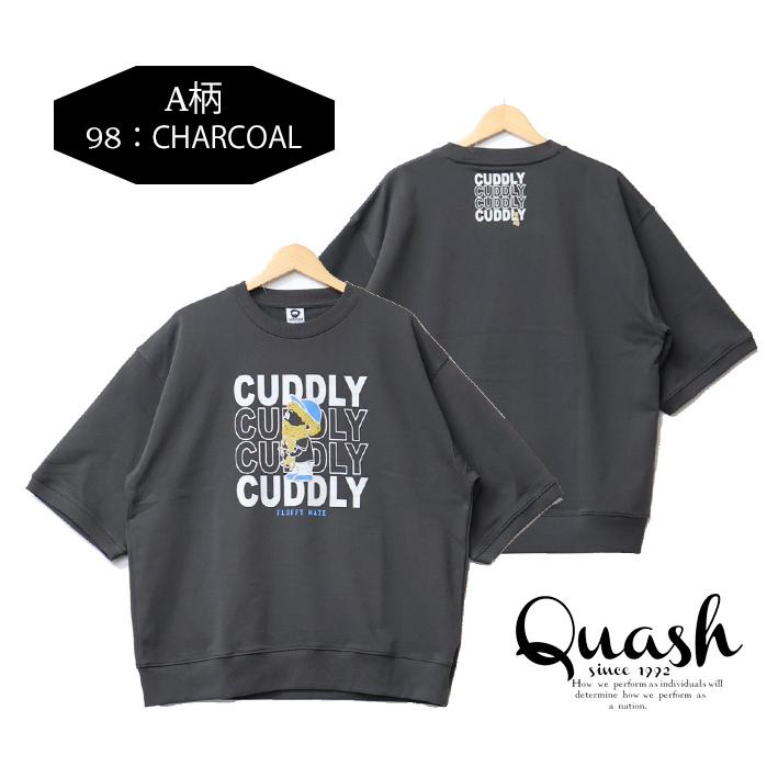 Quash（クアッシュ） MOJASH モジャッシュ ヒゲおじさんキャラ 5分袖