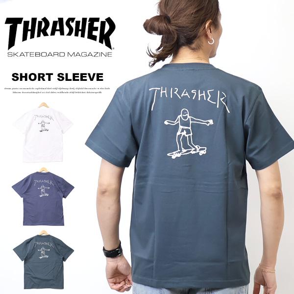 THRASHER スラッシャー ゴンズアート プリント 半袖Tシャツ 半T メンズ 送料無料 TH91602 | THRASHER