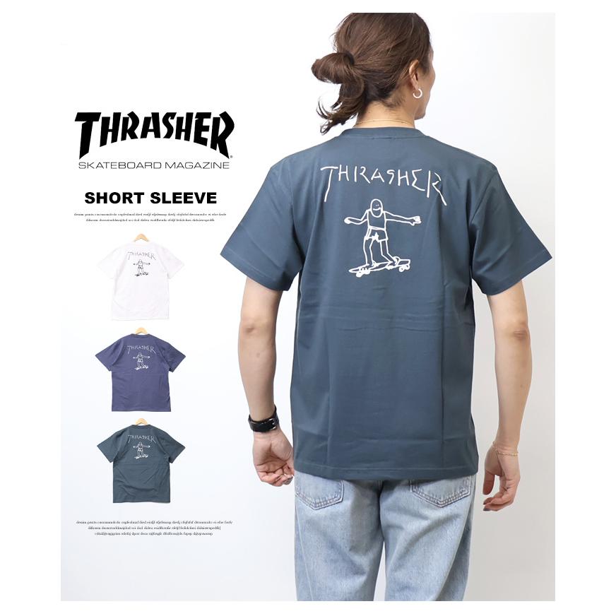 THRASHER スラッシャー ゴンズアート プリント 半袖Tシャツ 半T メンズ 送料無料 TH91602 | THRASHER | 01