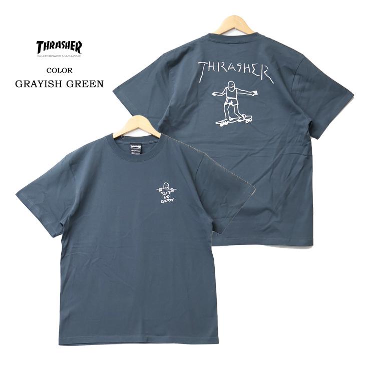 THRASHER スラッシャー ゴンズアート プリント 半袖Tシャツ 半T メンズ 送料無料 TH91602 | THRASHER | 09
