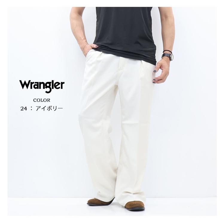 Wrangler スラックス アイボリー　ランチャーワイド Wrangler（ラングラー） WRANCHER WIDE ランチャー ワイド フレアー