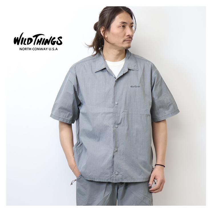 WILD THINGS ワイルドシングス ダブルダイ ナイロン ブリスクシャツ 半袖シャツ メンズ 送料無料 ワイシン WT26023ADの画像