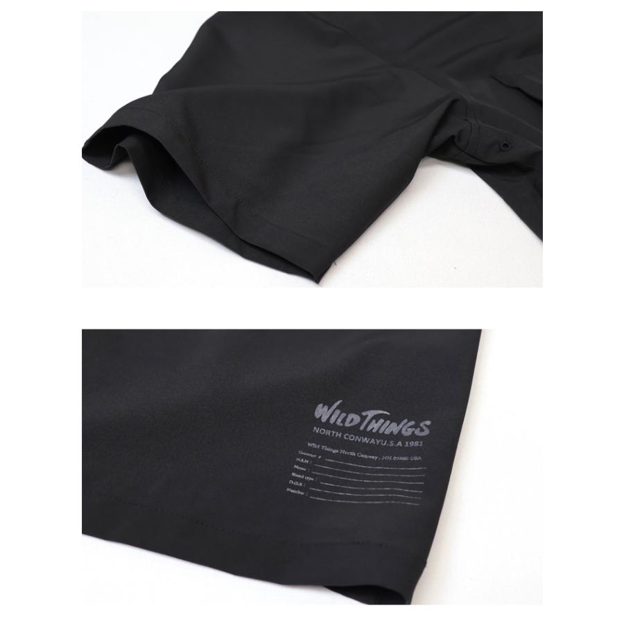WILD THINGS ワイルドシングス オープンカラーシャツ 胸ポケット 半袖シャツ 開襟シャツ メンズ 送料無料 ワイシン WT26041AD | WILD THINGS | 15