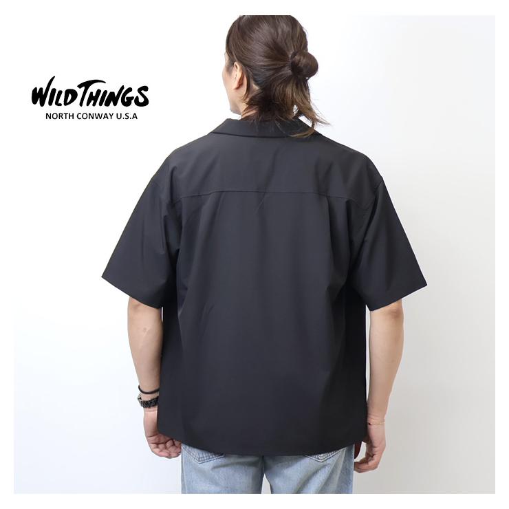 WILD THINGS ワイルドシングス オープンカラーシャツ 胸ポケット 半袖シャツ 開襟シャツ メンズ 送料無料 ワイシン WT26041AD | WILD THINGS | 05