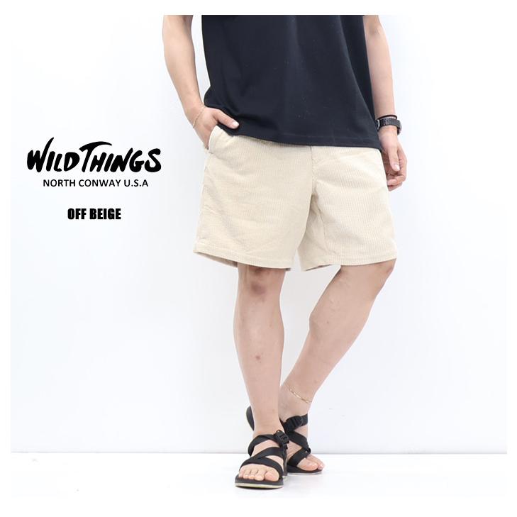 WILD THINGS（ワイルドシングス） サマーコーデュロイショーツ ハーフ