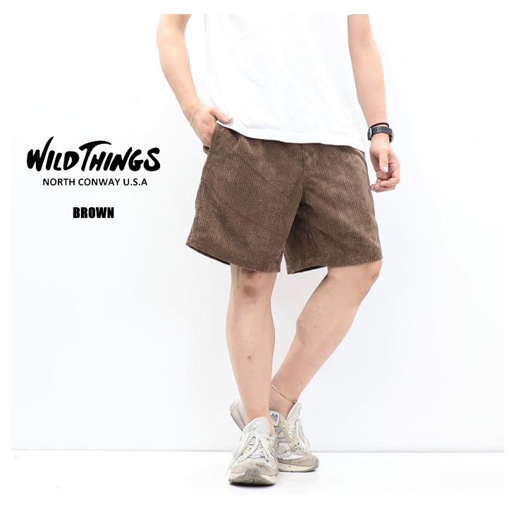 WILD THINGS（ワイルドシングス） サマーコーデュロイショーツ ハーフ