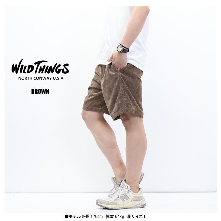 WILD THINGS（ワイルドシングス） サマーコーデュロイショーツ ハーフ