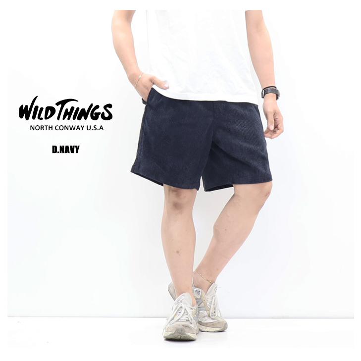 WILD THINGS（ワイルドシングス） サマーコーデュロイショーツ ハーフ