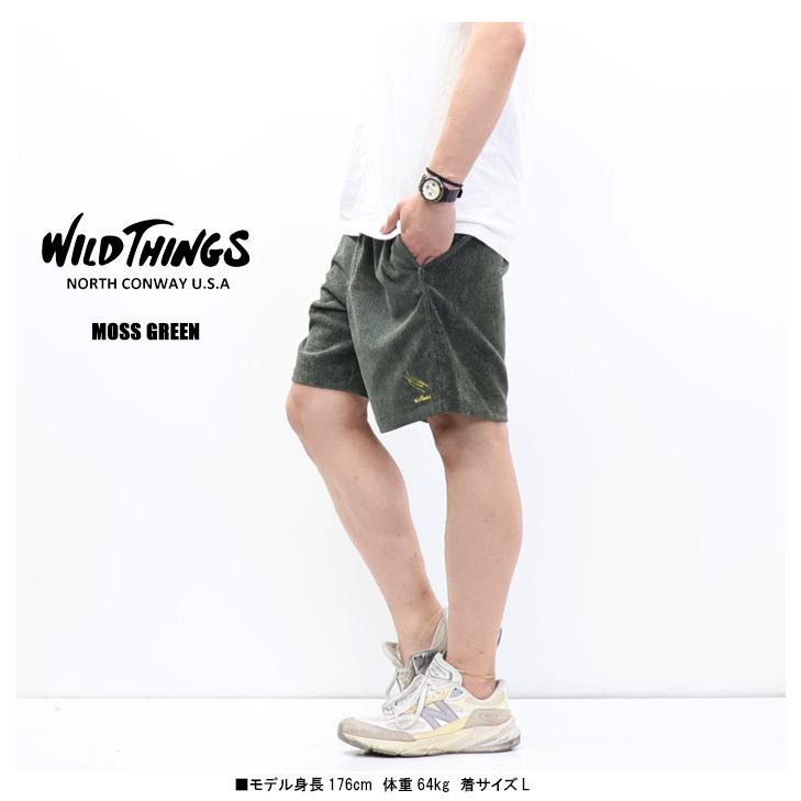WILD THINGS（ワイルドシングス） サマーコーデュロイショーツ ハーフ
