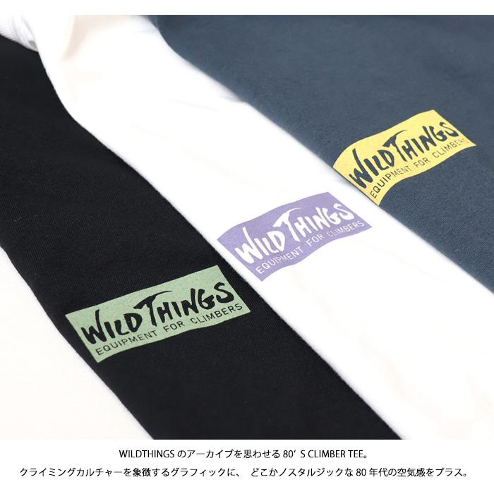 WILD THINGS（ワイルドシングス） 80'S CLIMBER TEE 半袖Tシャツ 半T