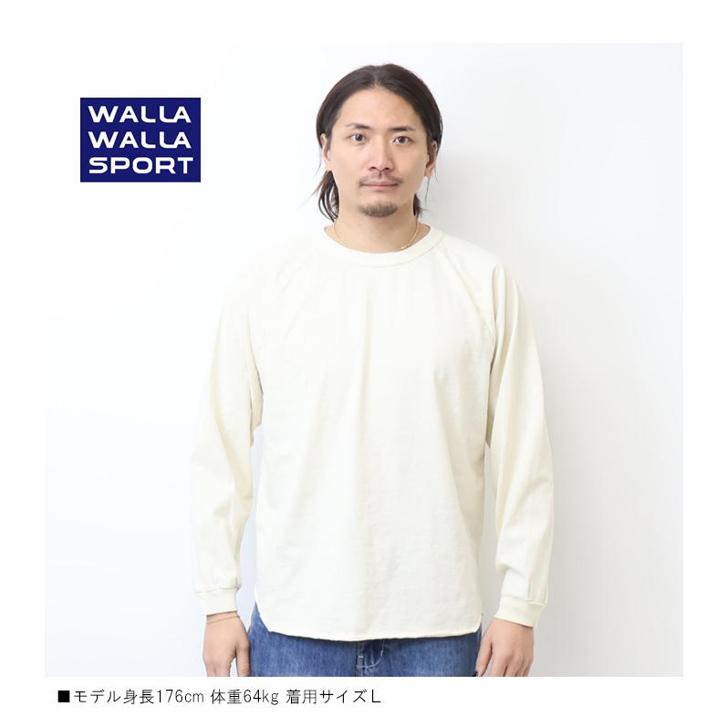 Ｗ杯　モーグル　ロングＴシャツ　サイズＬ WALLA WALLA SPORT（ワラワラスポーツ） ロングスリーブ ベースボールT