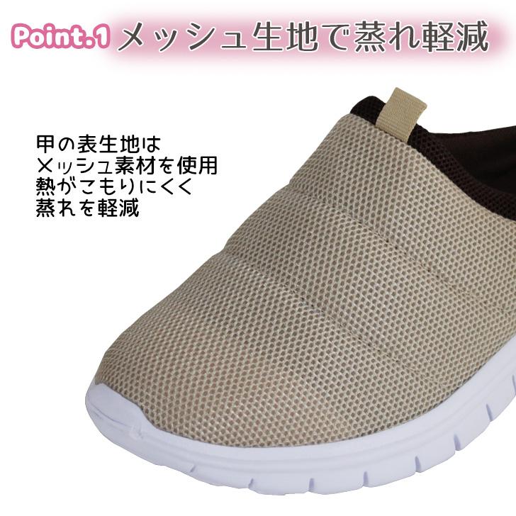 スリッポン サボサンダル レディース シューズ 靴 軽量 外履き 室内履き かかとなし |  | 04