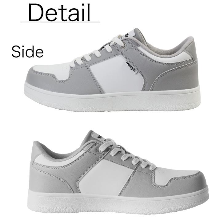 Wrangler ラングラー クラシックコートスニーカー メンズ レディース ローカット レースアップ 定番 スポーツ 合成皮革 | Wrangler | 04