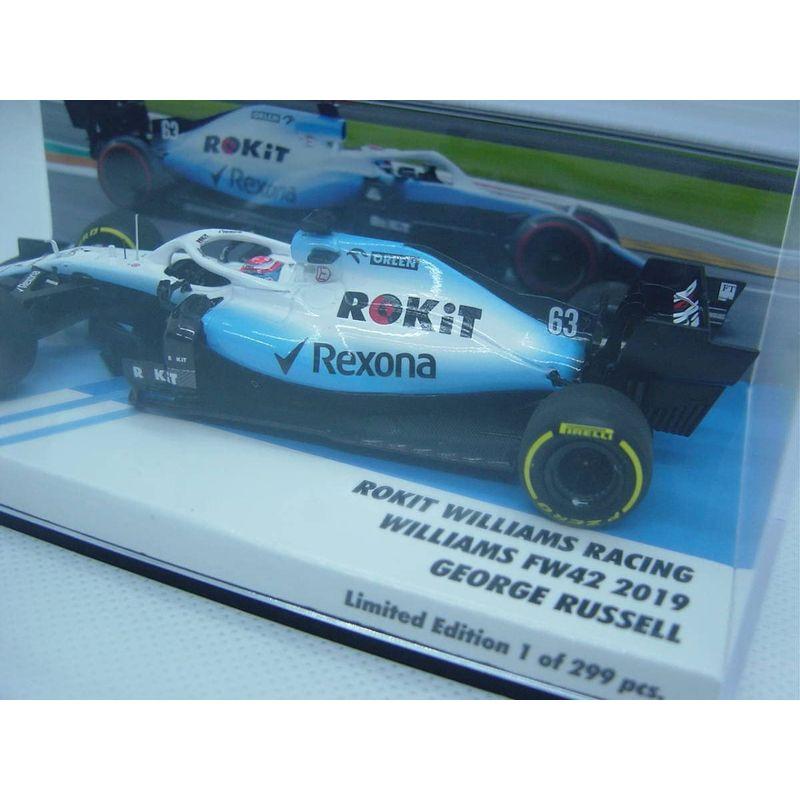 MINICHAMPS 1/43 ROKIT WILLIAMS RACING ウィリアムズ F1 FW42 2019#63 GEORGE RU 1/43 ROKIT WILLIAMS RACING ウィリアムズ F1 FW42 2019#63 GEORGE RU 　