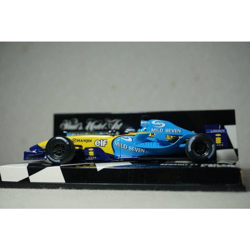 1/43 タバコデカール加工 アロンソ MINICHAMPS Renault R24#8 Alonso 2004 F1 ルノー マイルドセブ｜reylys｜03