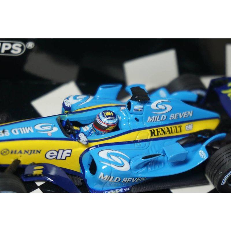 1/43 タバコデカール加工 アロンソ MINICHAMPS Renault R24#8 Alonso 2004 F1 ルノー マイルドセブ｜reylys｜09