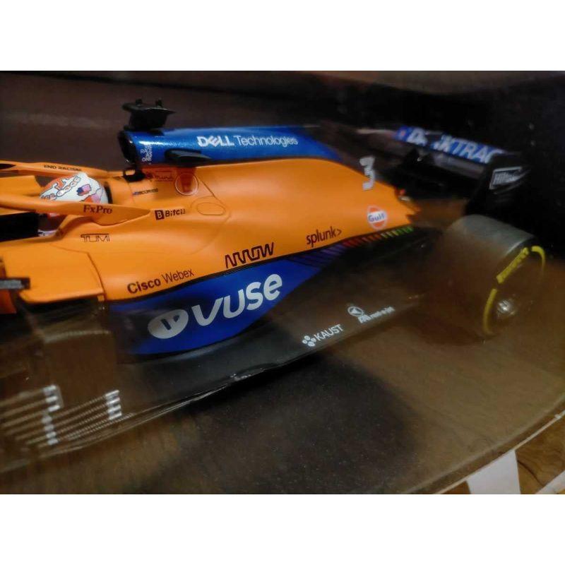 秋冬の主役◎ vuse仕様 PMA 1/18 マクラーレン メルセデス F1 MCL35M D.リカルド No.3 2021 バーレーンGP 限定552台 【XUR1537875036】(55437円)