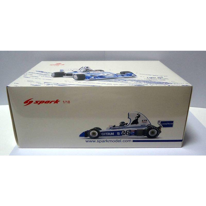 【２点セット】 デカール貼りつけ済みスパーク 1/18 リジェ JS5 ジタン 1976 F1 アメリカ西GP ロングビーチ #26 J.ラフィット 【VQL1559234800】(56207円)