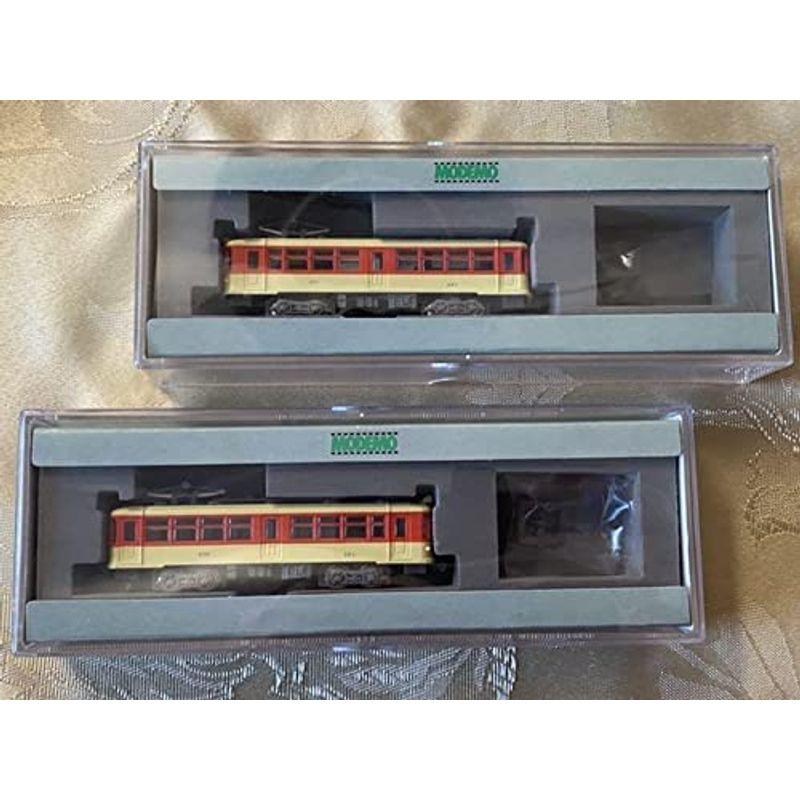 NゲージNT23江ノ島電鉄600型赤電塗装 2輌セット