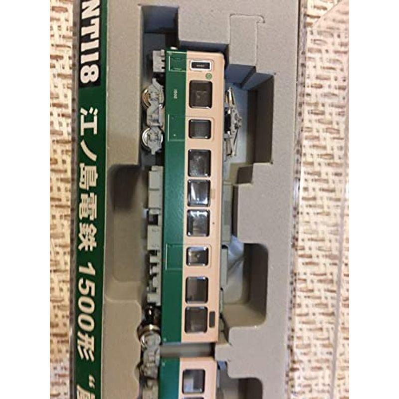 Nゲージ NT118 江ノ島電鉄 1500形 嵐電号 M車