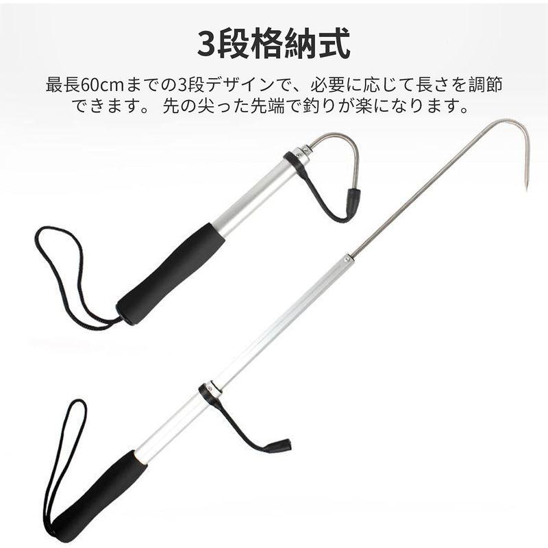 【57%OFF!】 64チタン ハンドギャフ 先端四角錐 ギャフ 陽極酸化 ウルトラライト 紫電一閃 hand gaff kochi-ot ...