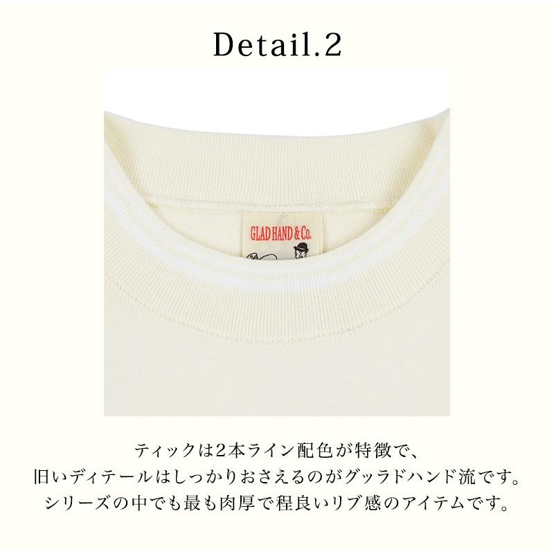 GLAD HAND（グラッドハンド） クルーネック ワッフル サーマル