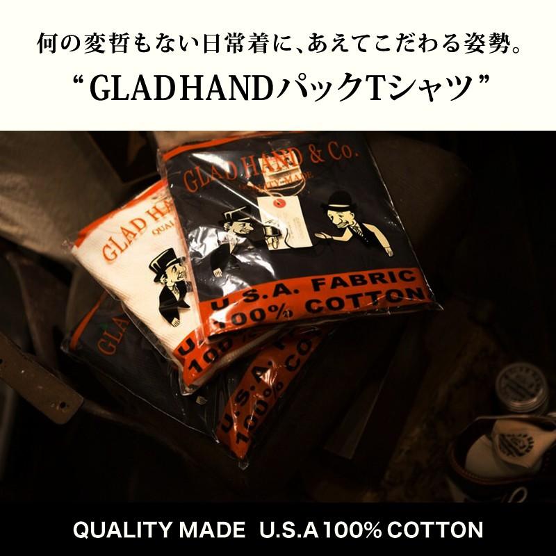 GLAD HAND（グラッドハンド） Tシャツ メンズ クルーネック ポケット