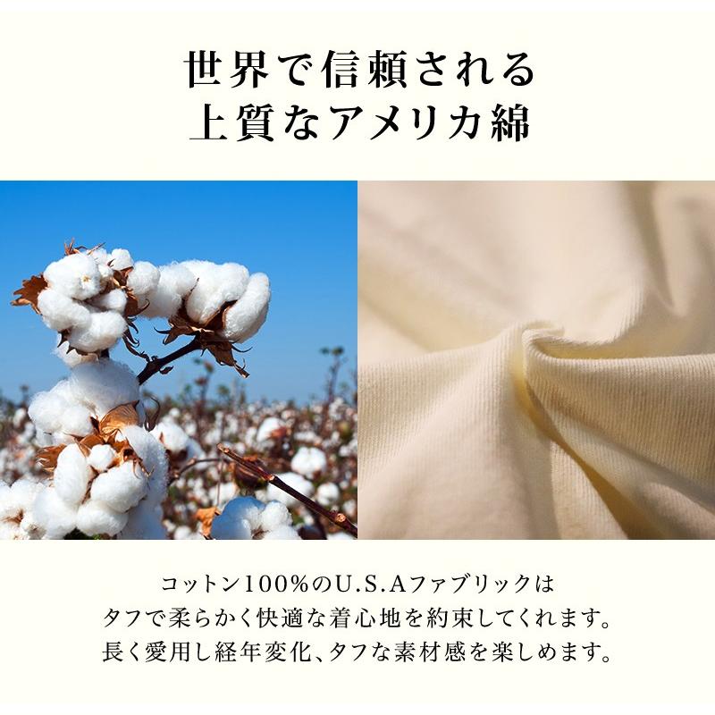 グラッドハンド Tシャツ メンズ クルーネック ポケット 長袖 5分袖  パックT 無地 USAコットン GLAD HAND-16,25 STANDARD CREW NECK POCKET L/S ＆ H/S T-SHIRTS | GLAD HAND | 07