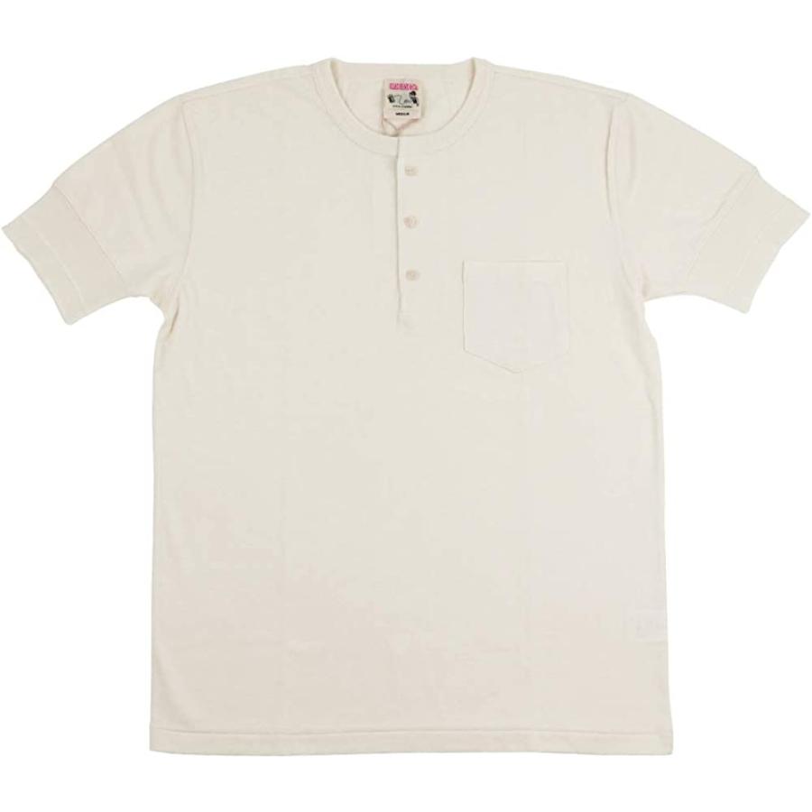 グラッドハンド Tシャツ メンズ ヘンリーネック ポケット 半袖 パックTシャツ 無地 USAコットン GLAD HAND - 13 STANDARD HENRY NECK POCKET S/S T-SHIRTS｜rezar｜03