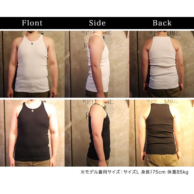 グラッドハンド タンクトップ 2枚SET パックTシャツ 無地 USAコットン メンズ GLAD HAND-05 STANDARD TANK-TOP ウィアード ギャングスタービル｜rezar｜13